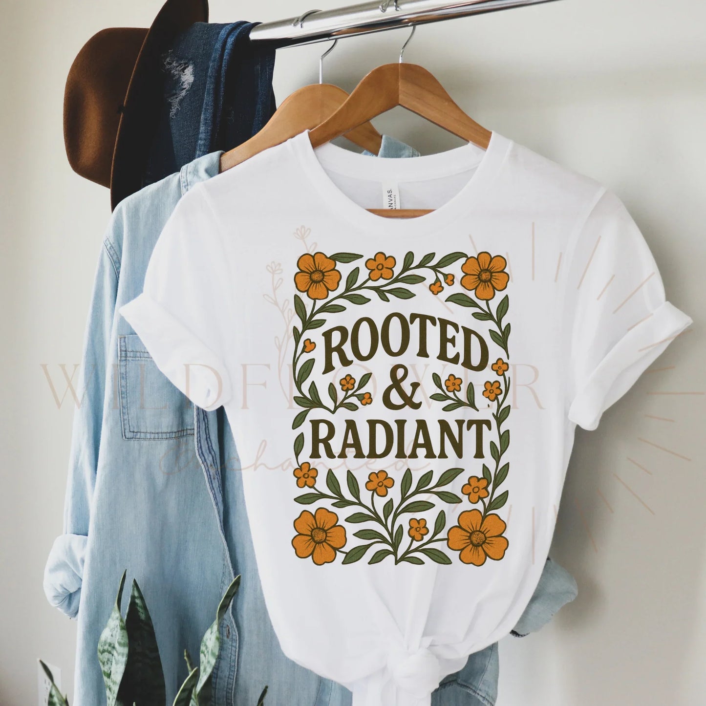 Graphic Tee | DTF Graphic Tee | Cotton Graphic Tee - Wildflower Enchanted