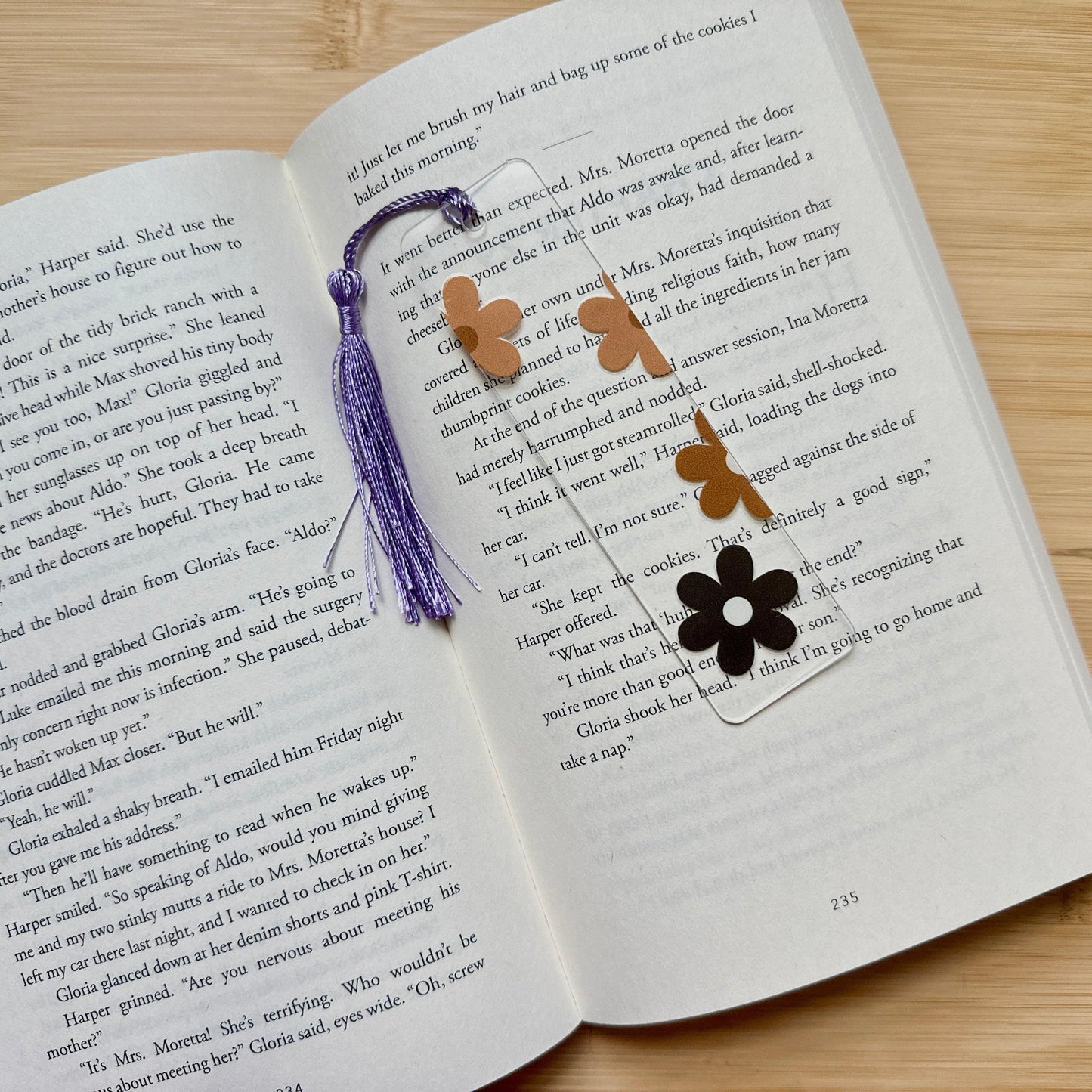 UV DTF ACRYLIC BOOKMARK - Wildflower Enchanted