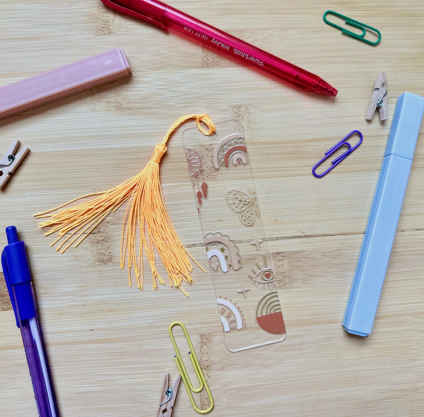 UV DTF ACRYLIC BOOKMARK - Wildflower Enchanted