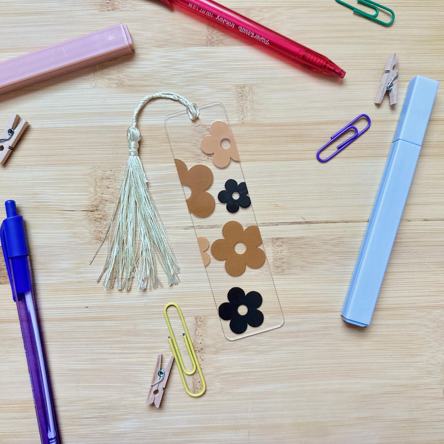 UV DTF ACRYLIC BOOKMARK - Wildflower Enchanted