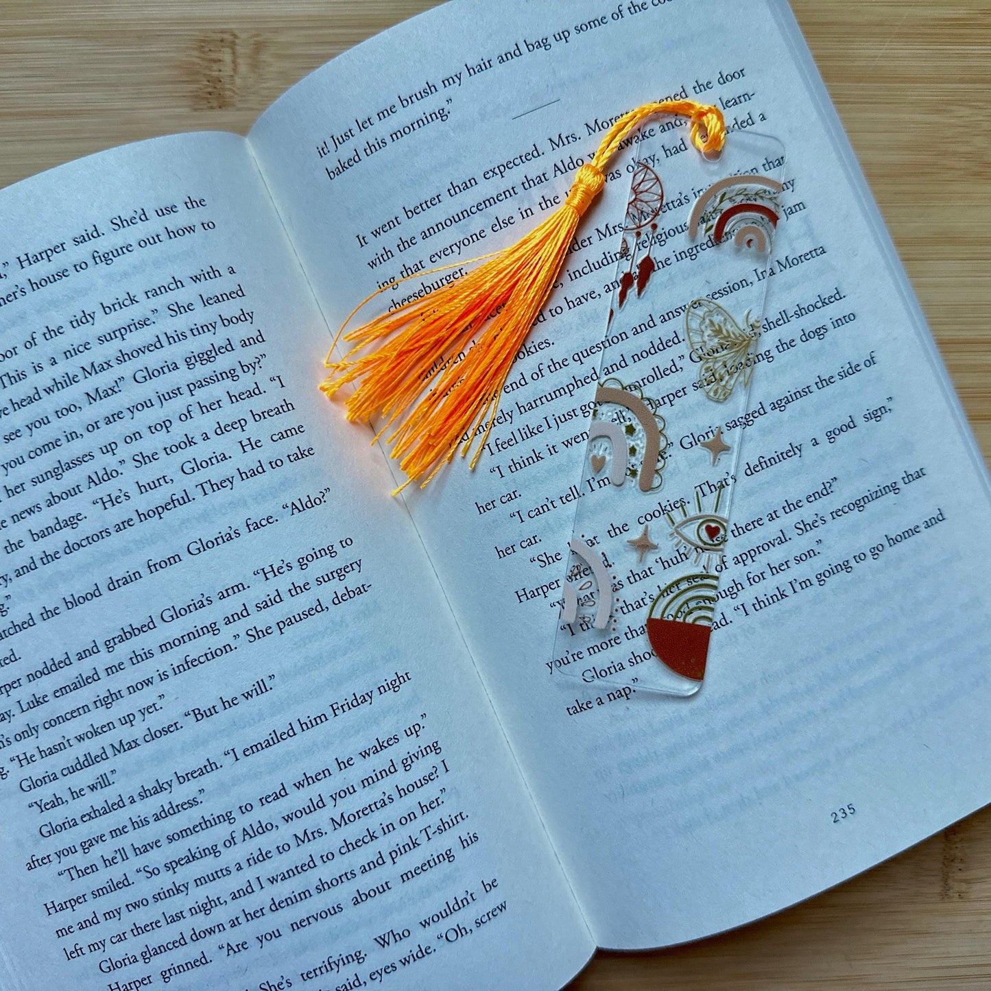 UV DTF ACRYLIC BOOKMARK - Wildflower Enchanted