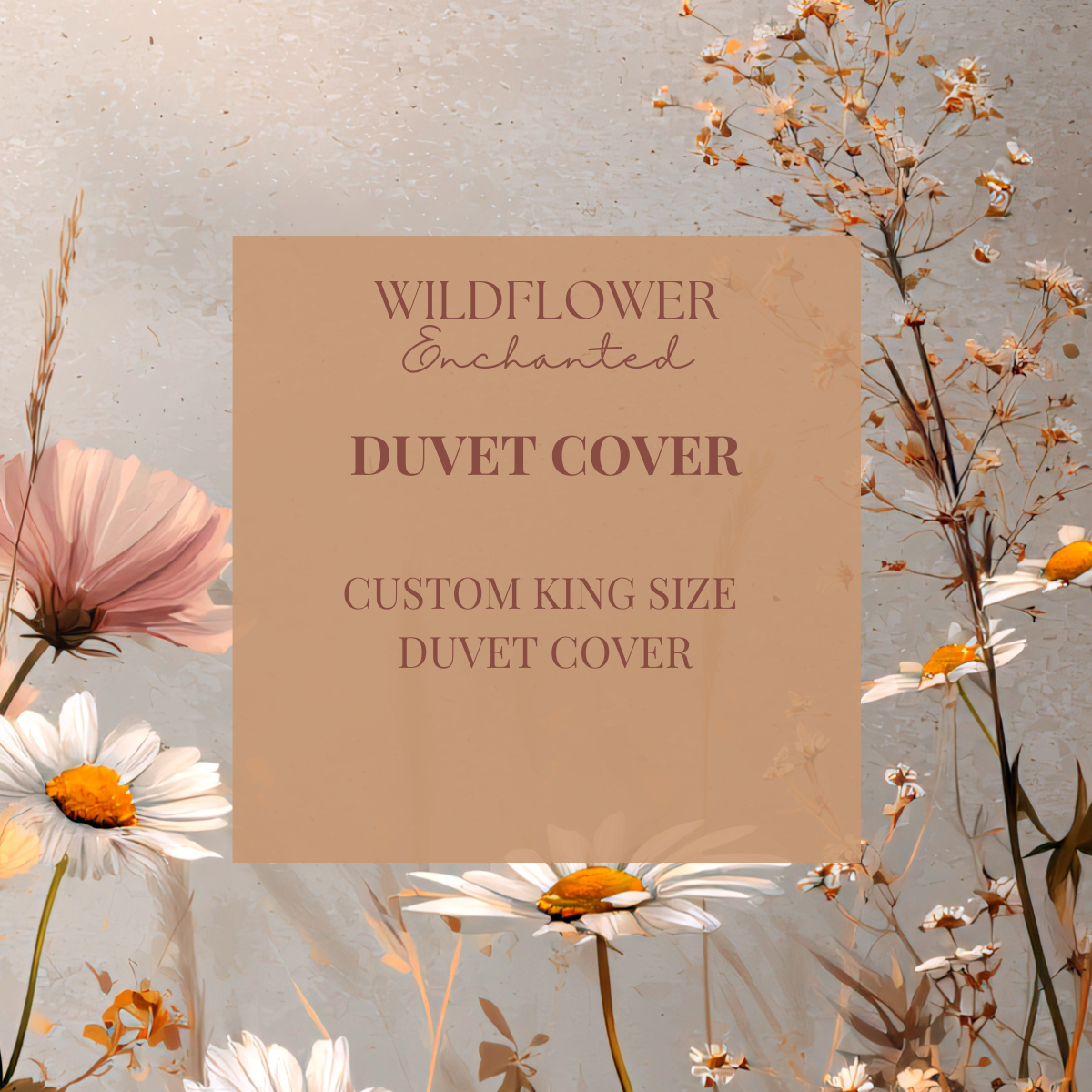 Custom Duvet Cover | King Sized Duvet Cover | Up-Cycle Duvet Cover