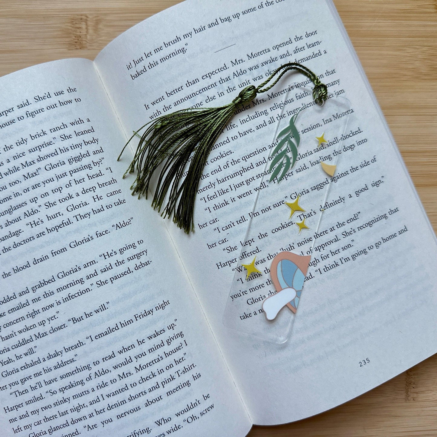 UV DTF ACRYLIC BOOKMARK - Wildflower Enchanted