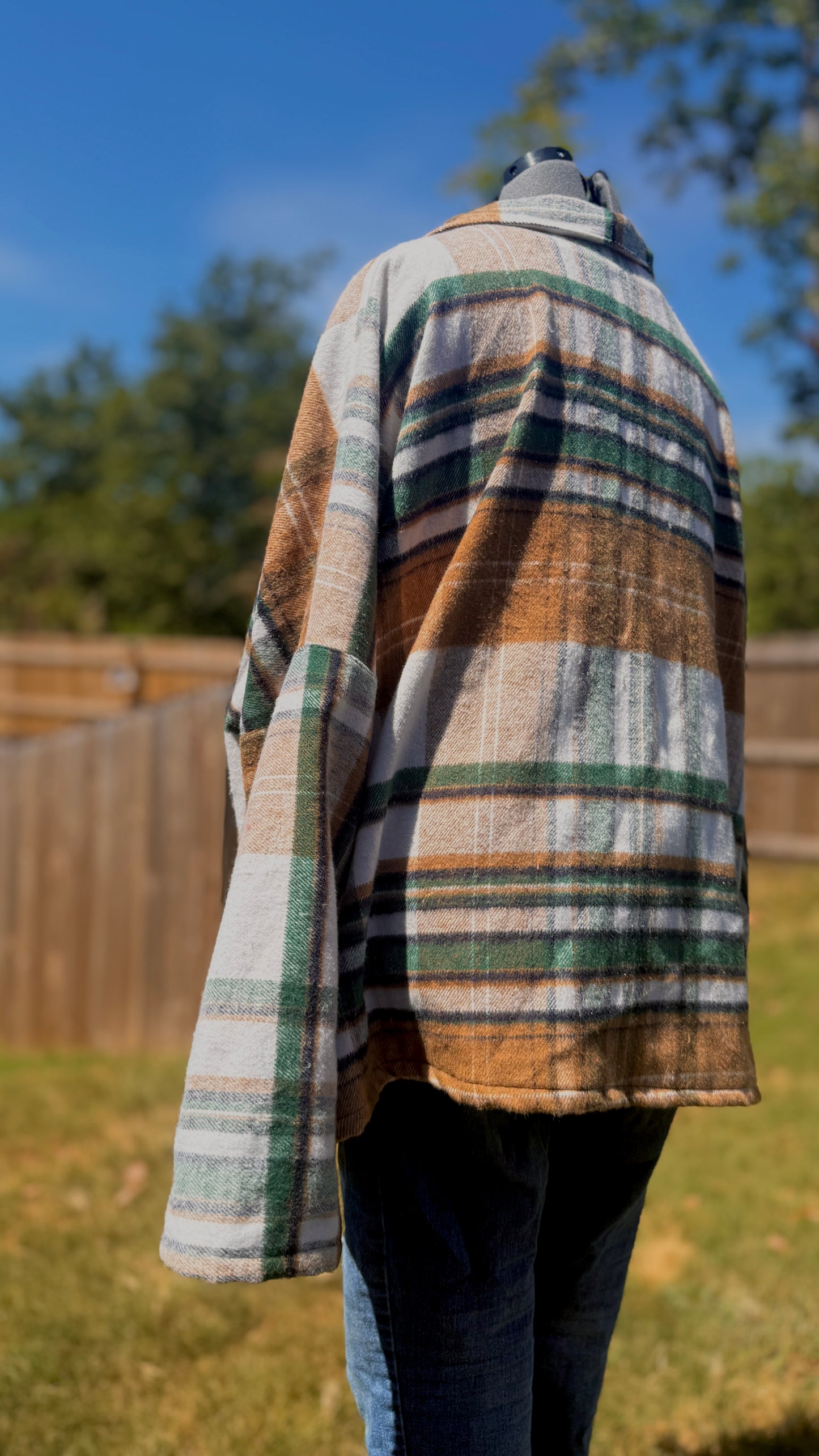 Cardigan Coat | Plaid Cardigan | Oversized Cardigan | XL Cardigan Coat
