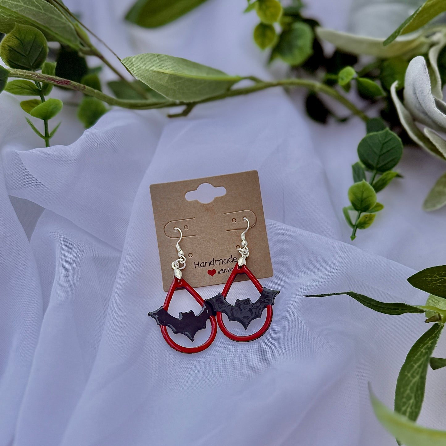 Halloween Earrings |3D Printed Earrings | Acrylic Paint | UV Cure Top Coat