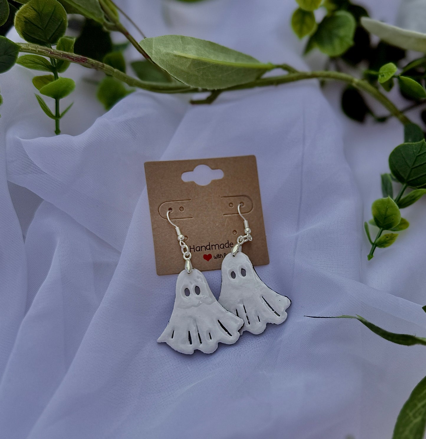 Halloween Earrings |3D Printed Earrings | Acrylic Paint | UV Cure Top Coat