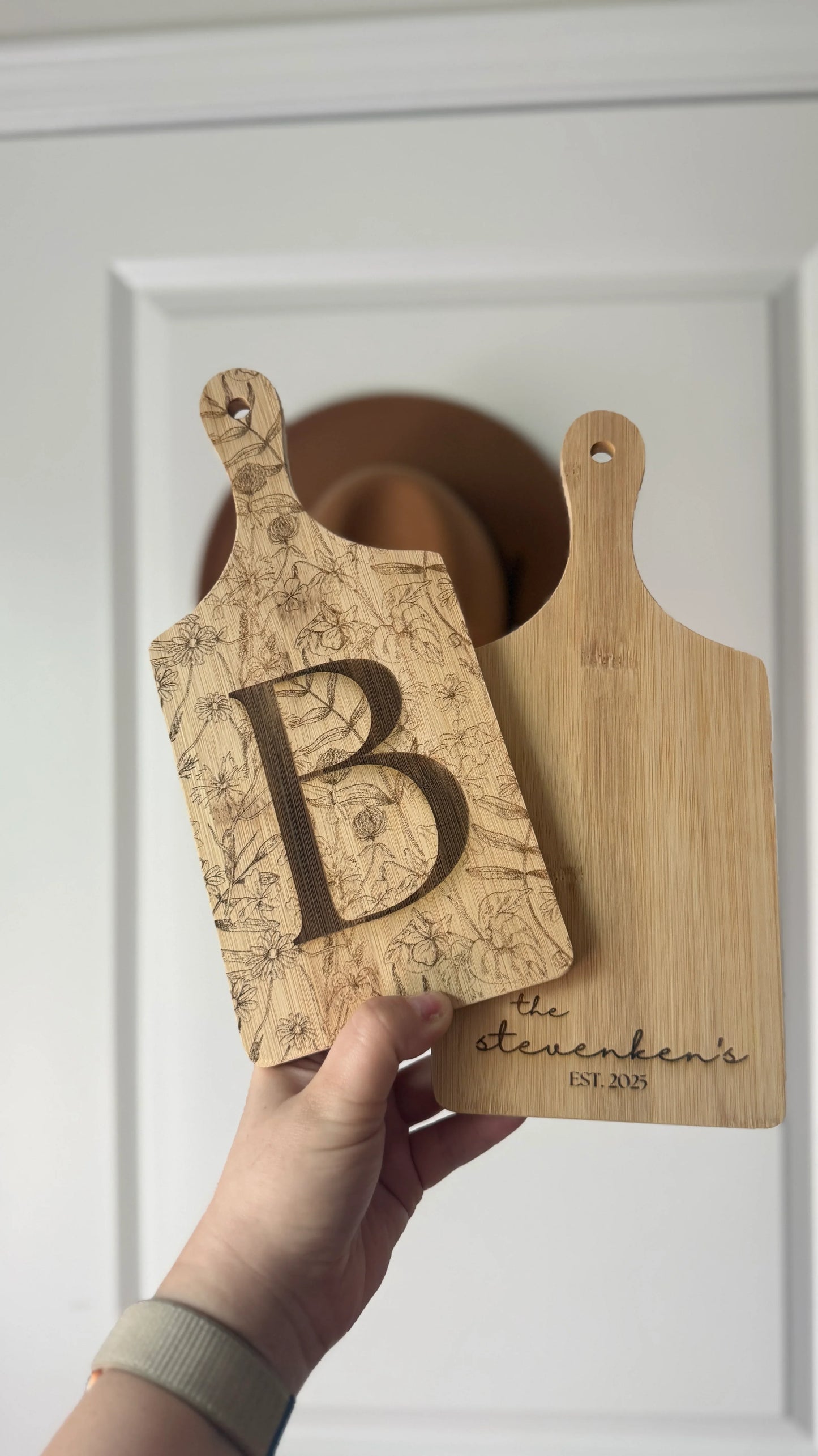 Engraved Charcuterie Boards | Engraved Board | Home Decor | Bamboo Charcuterie Board - Wildflower Enchanted