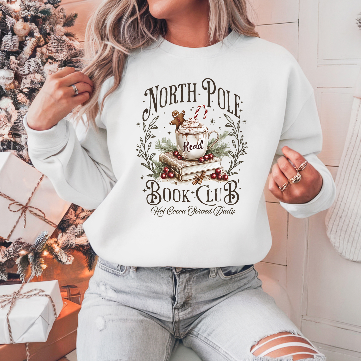 White Christmas Sweater | Holiday Designs | Holiday Sweaters