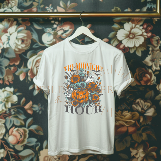 Midnight Hour | T-shirt | DTF T-shirt | Unisex Sizes - Wildflower Enchanted