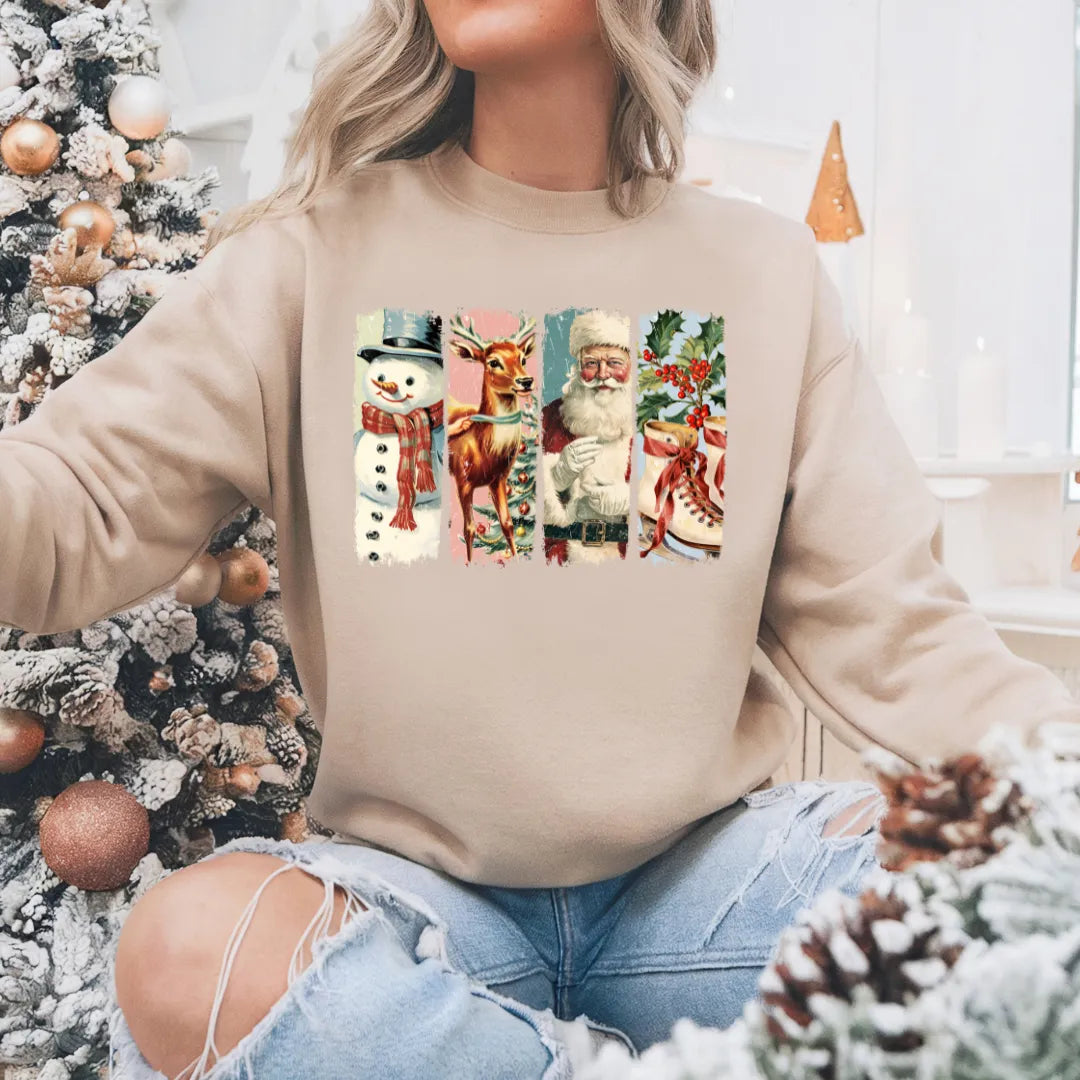 Christmas Portrait | Shirt | Crewneck | Sweater | Christmas | DTF Print