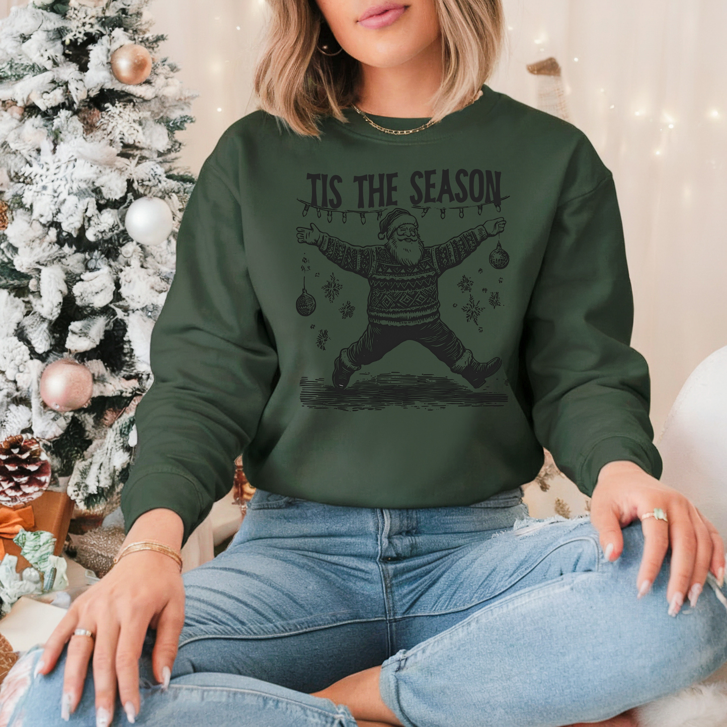 Forest Green Christmas Sweater | Holiday Designs | Holiday Sweaters