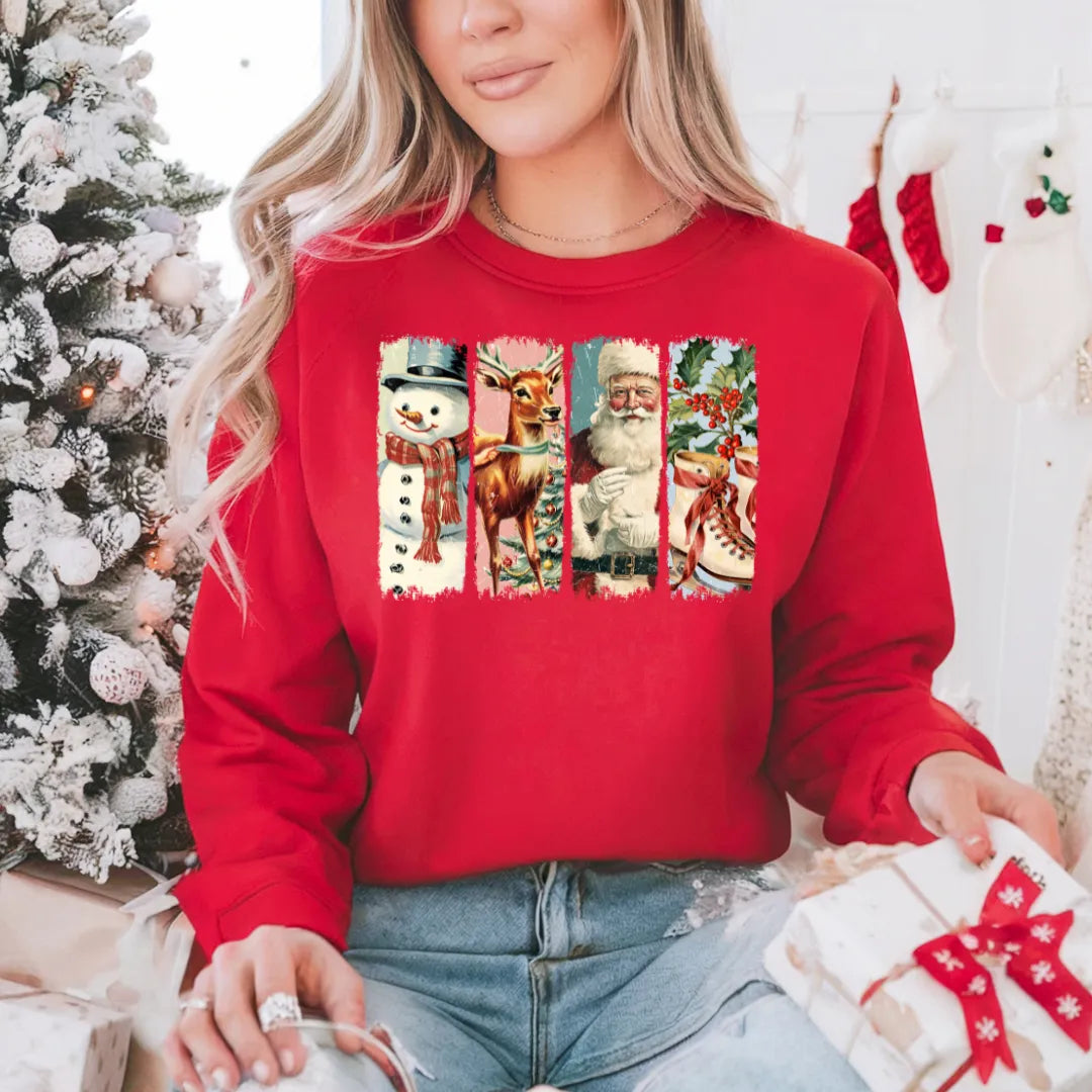 Christmas Portrait | Shirt | Crewneck | Sweater | Christmas | DTF Print