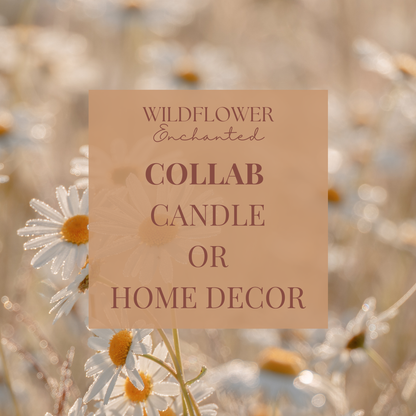 Candles or Home Decor | Wood Wick Candles | Engraved Home Decor |