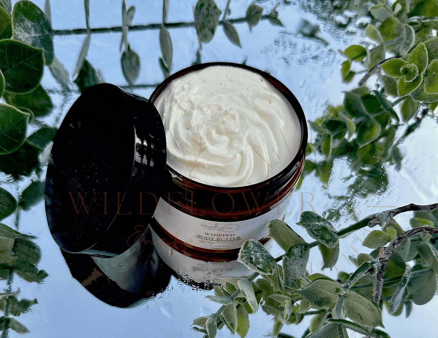 WHIPPED BODY BUTTER | 4oz BODY BUTTER | REUSABLE CONTAINER | SMALL BATCH | ARTISANAL SMALL BATCH - Wildflower Enchanted