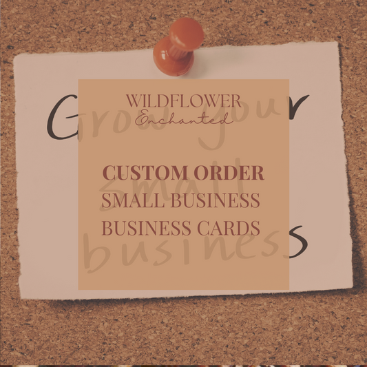 Business Cards | Handmade Business Cards | 20 Count Business Cards