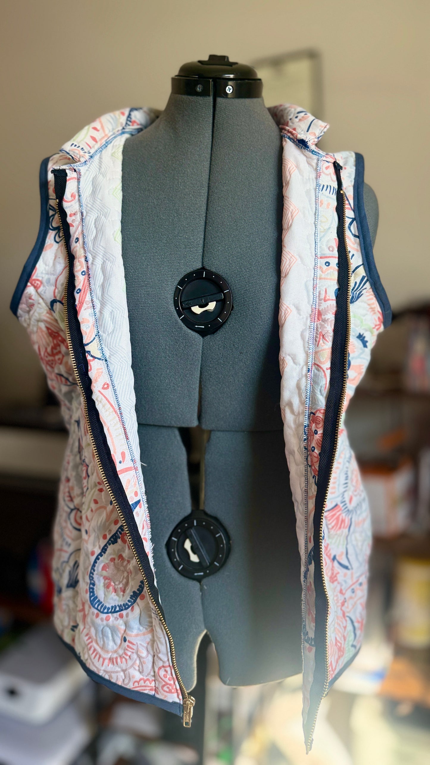 Upcycled Vest | Winter Vest | Quilted Vest