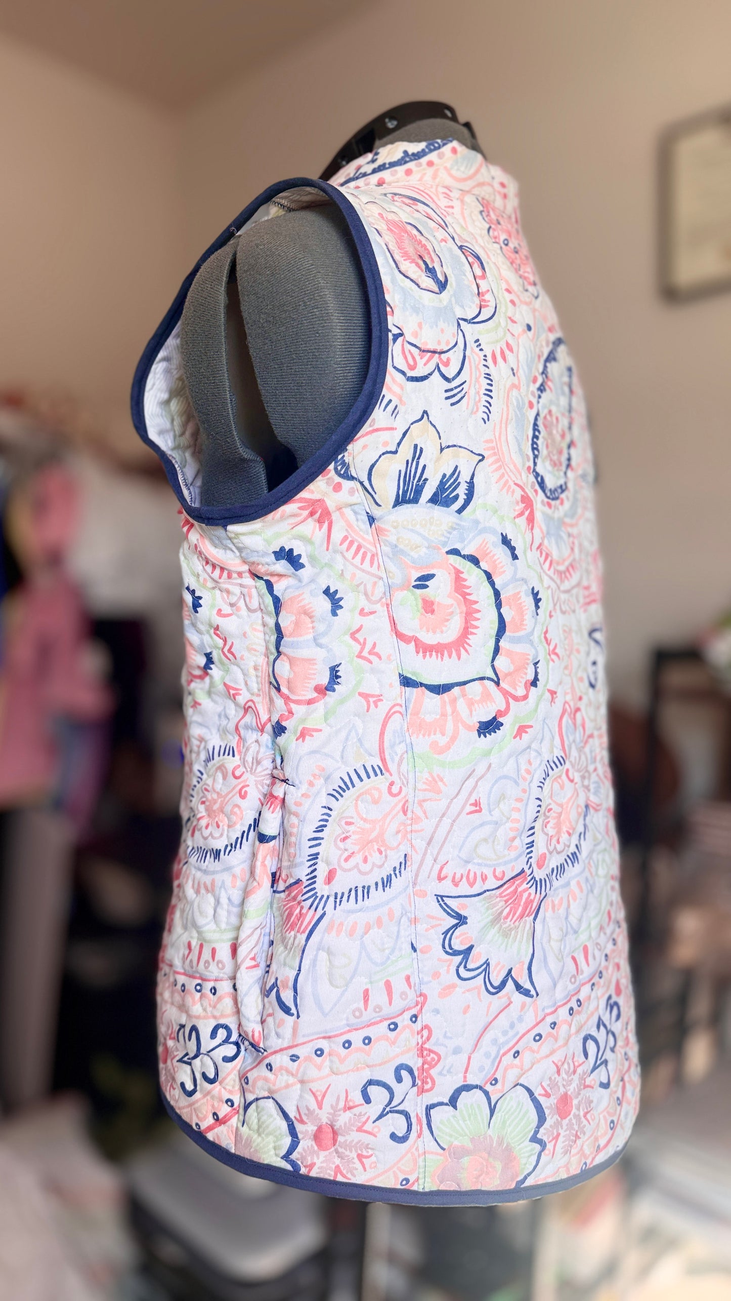 Upcycled Vest | Winter Vest | Quilted Vest