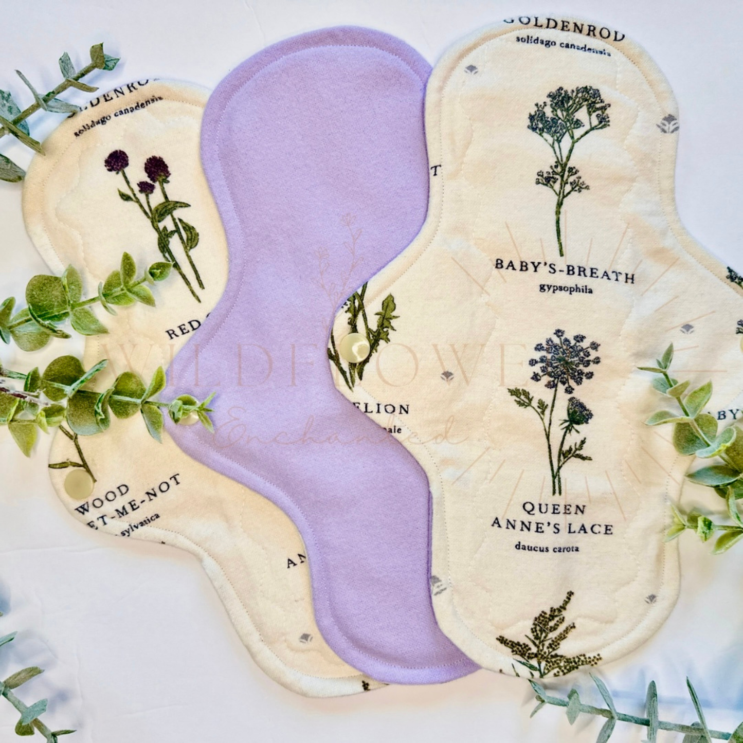 Cloth Pad | Menstrual Care | 100% Cotton & Bamboo | Set of 3