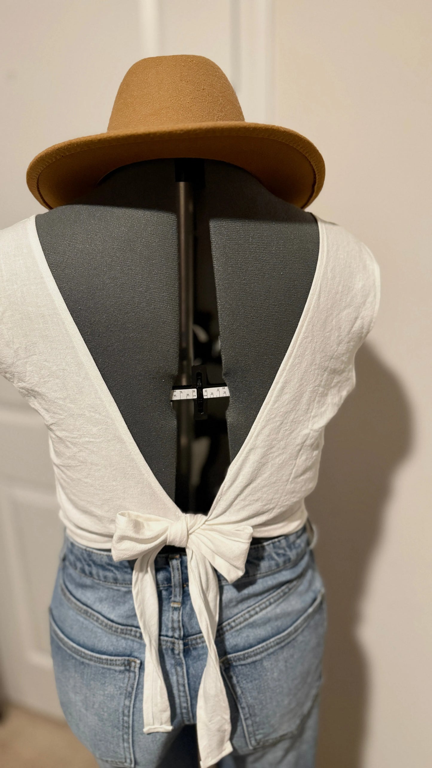 Lea Blouse | Backless Blouse | Backless Bow Blouse - Wildflower Enchanted