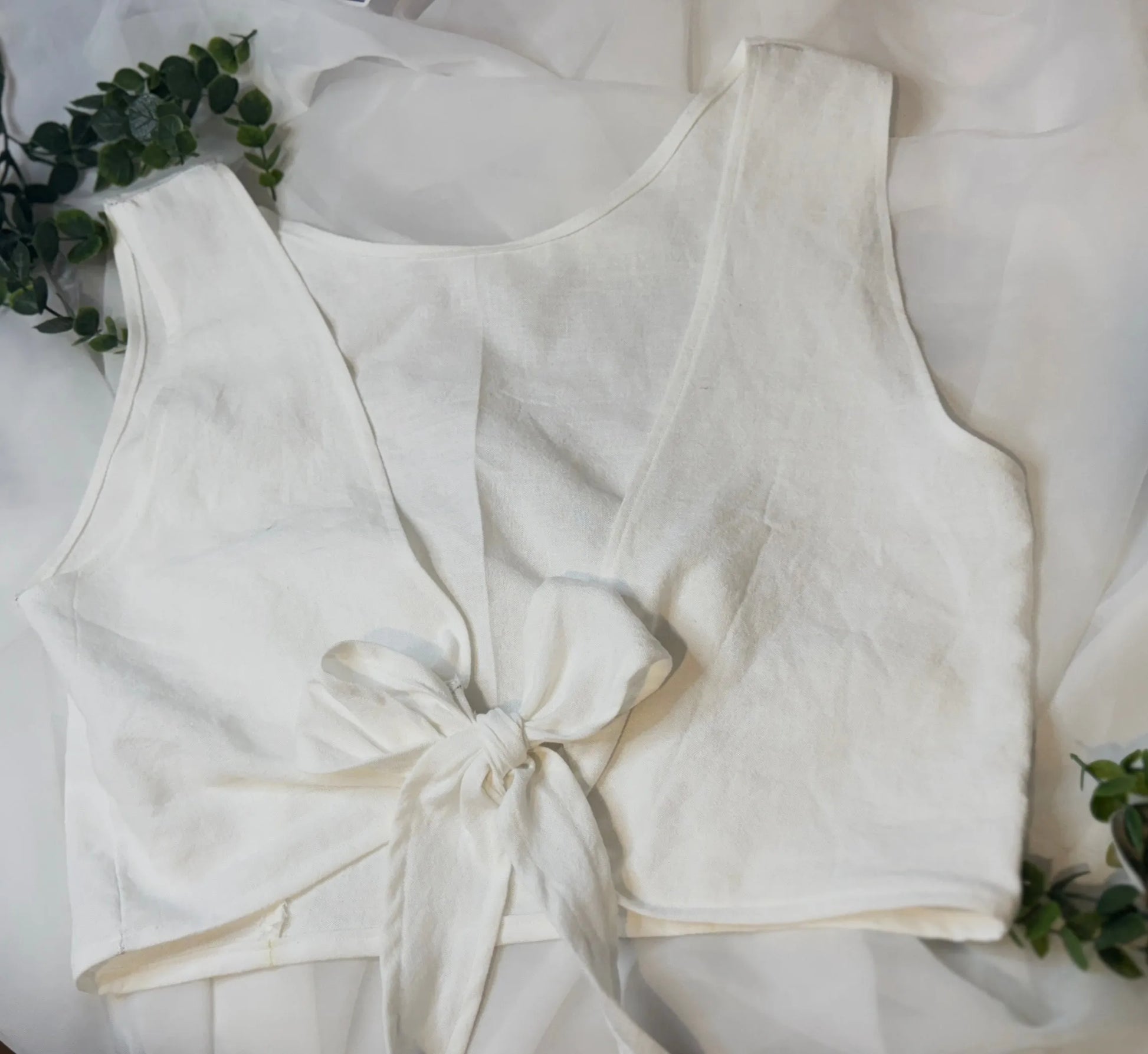 Lea Blouse | Backless Blouse | Backless Bow Blouse - Wildflower Enchanted