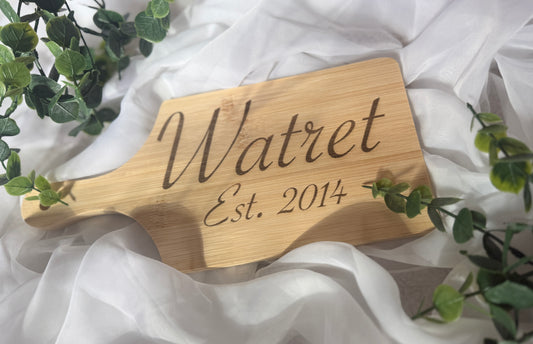 Engraved Charcuterie Boards | Engraved Board | Home Decor | Bamboo Charcuterie Board