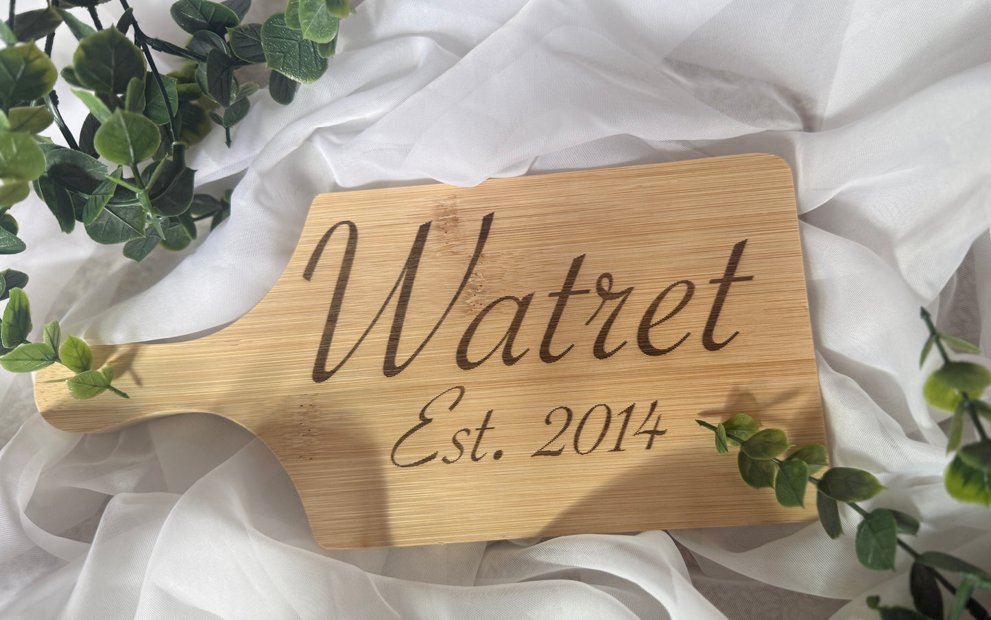 Engraved Charcuterie Boards | Engraved Board | Home Decor | Bamboo Charcuterie Board