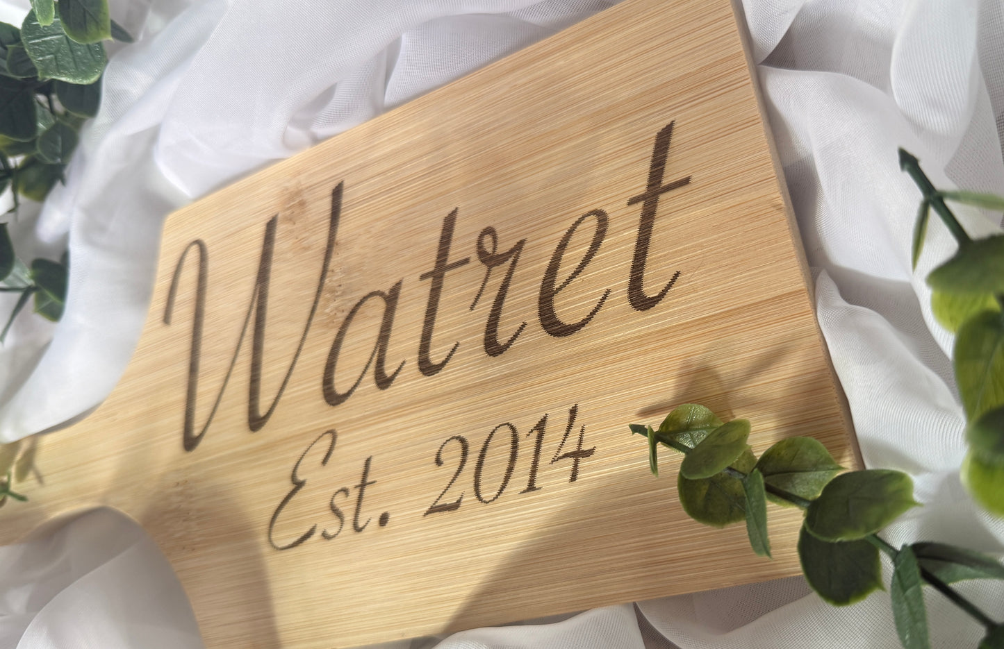 Engraved Charcuterie Boards | Engraved Board | Home Decor | Bamboo Charcuterie Board