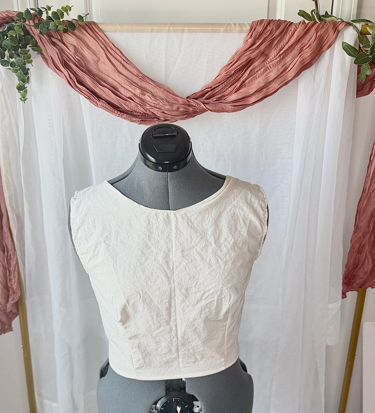 Lea Blouse Cream | Backless Blouse | Backless Bow Blouse