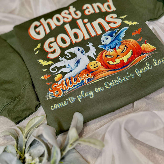 Ghost and Goblins | Crewneck | DTF Crewneck | Unisex Sizes