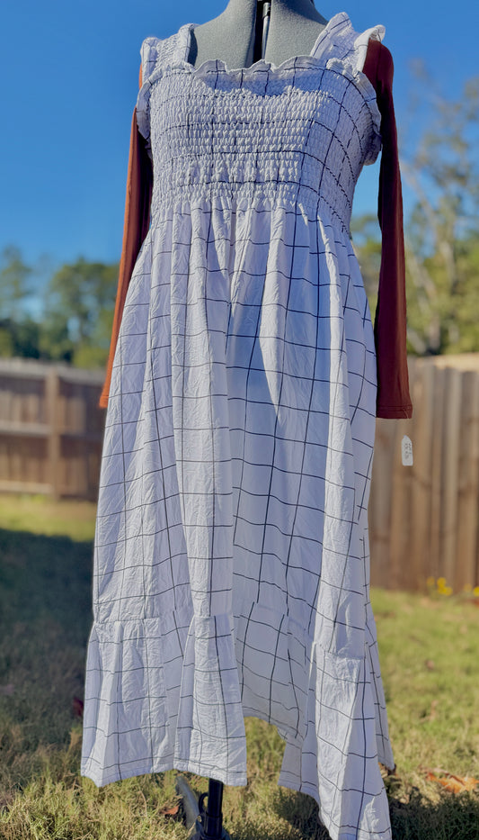 Shirred Dress | Woman's Dress | All Season Dress | MADE TO ORDER ONLY