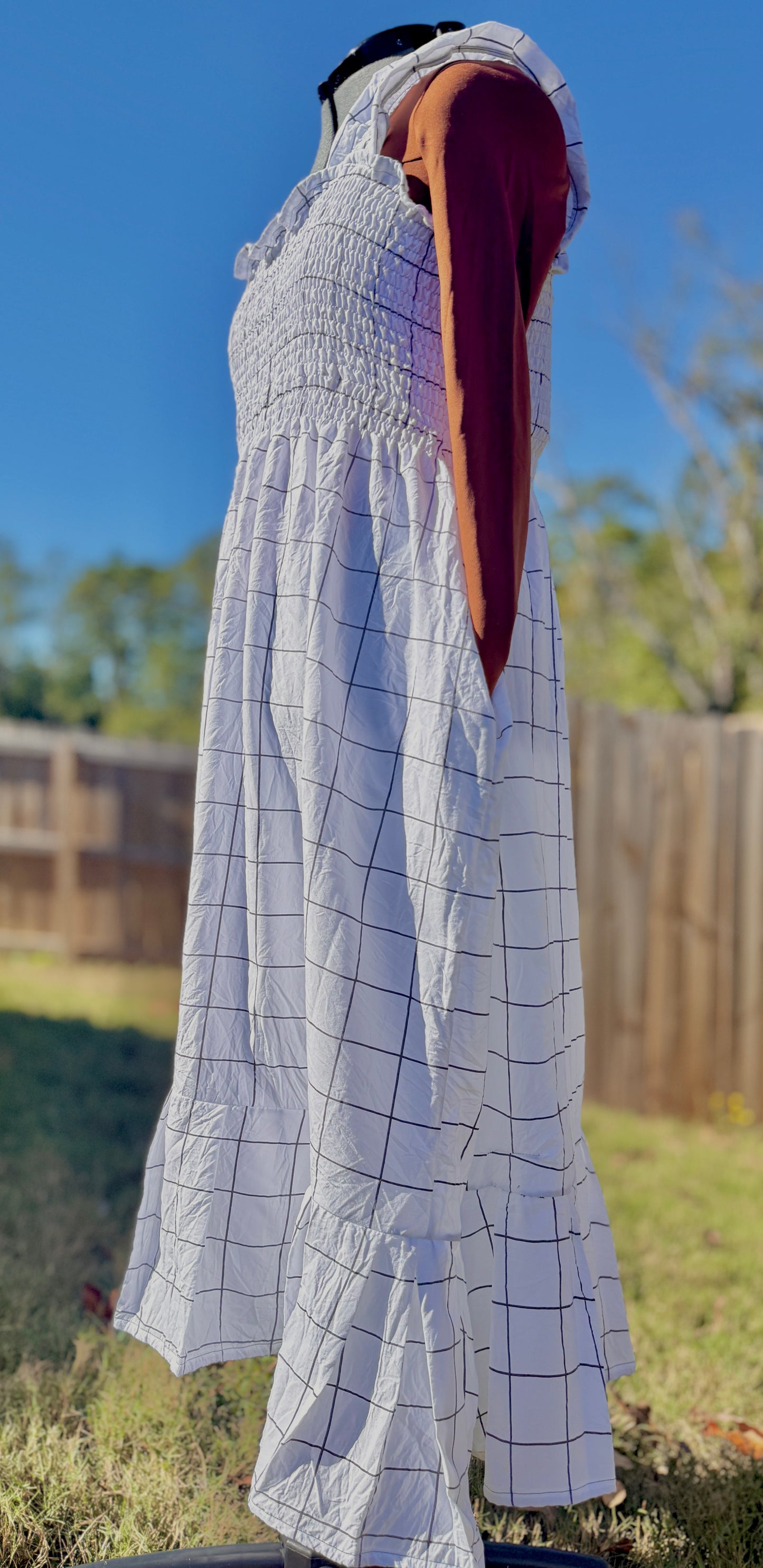 Shirred Dress | Woman's Dress | All Season Dress | MADE TO ORDER ONLY