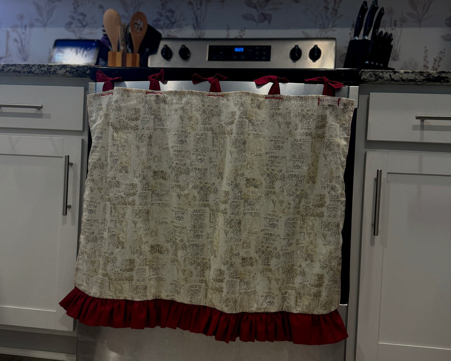 Oven Curtains | Standard Size | Kitchen Decor