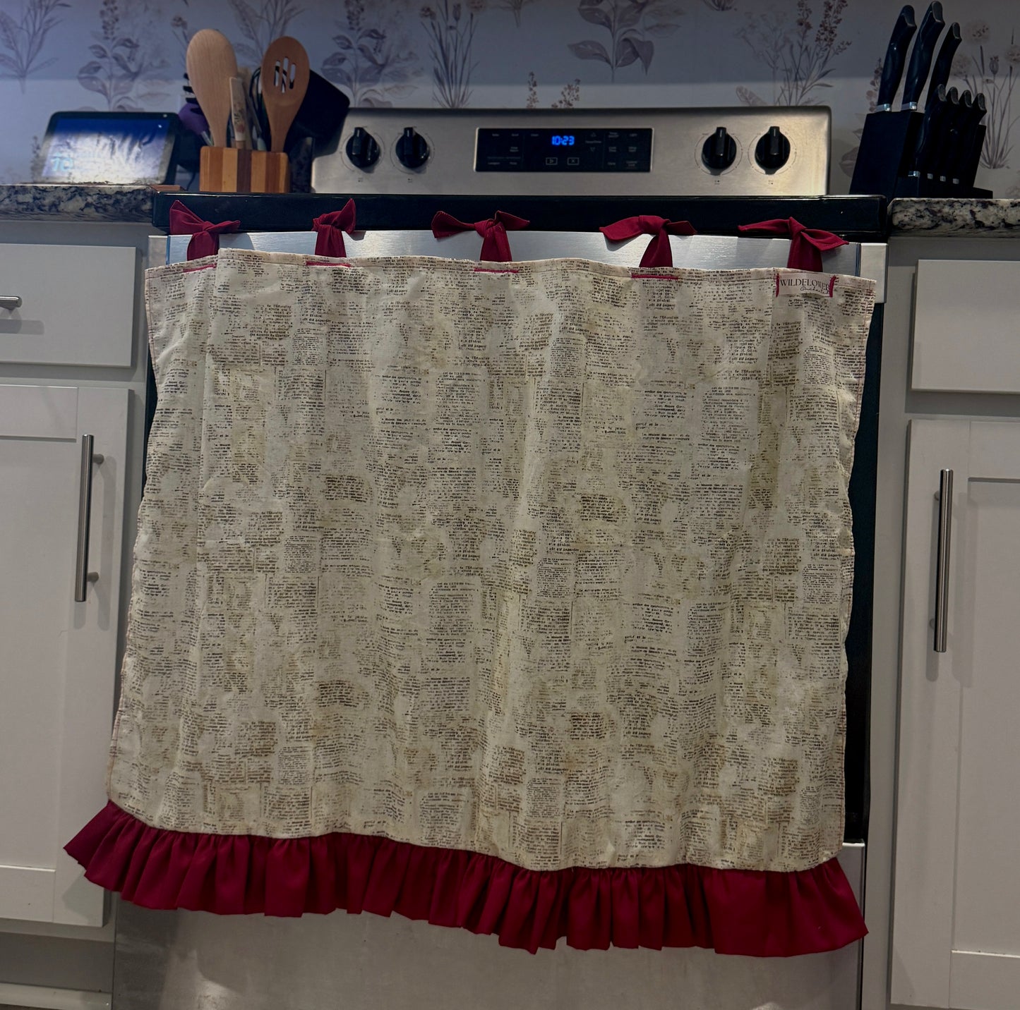 Oven Curtains | Standard Size | Kitchen Decor