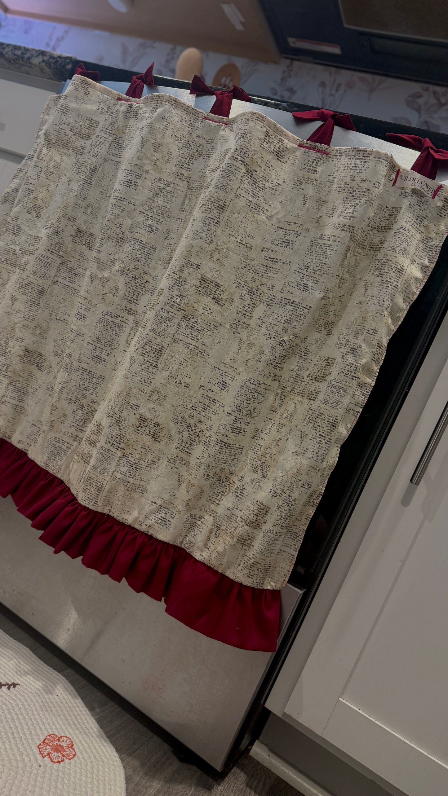 Oven Curtains | Standard Size | Kitchen Decor