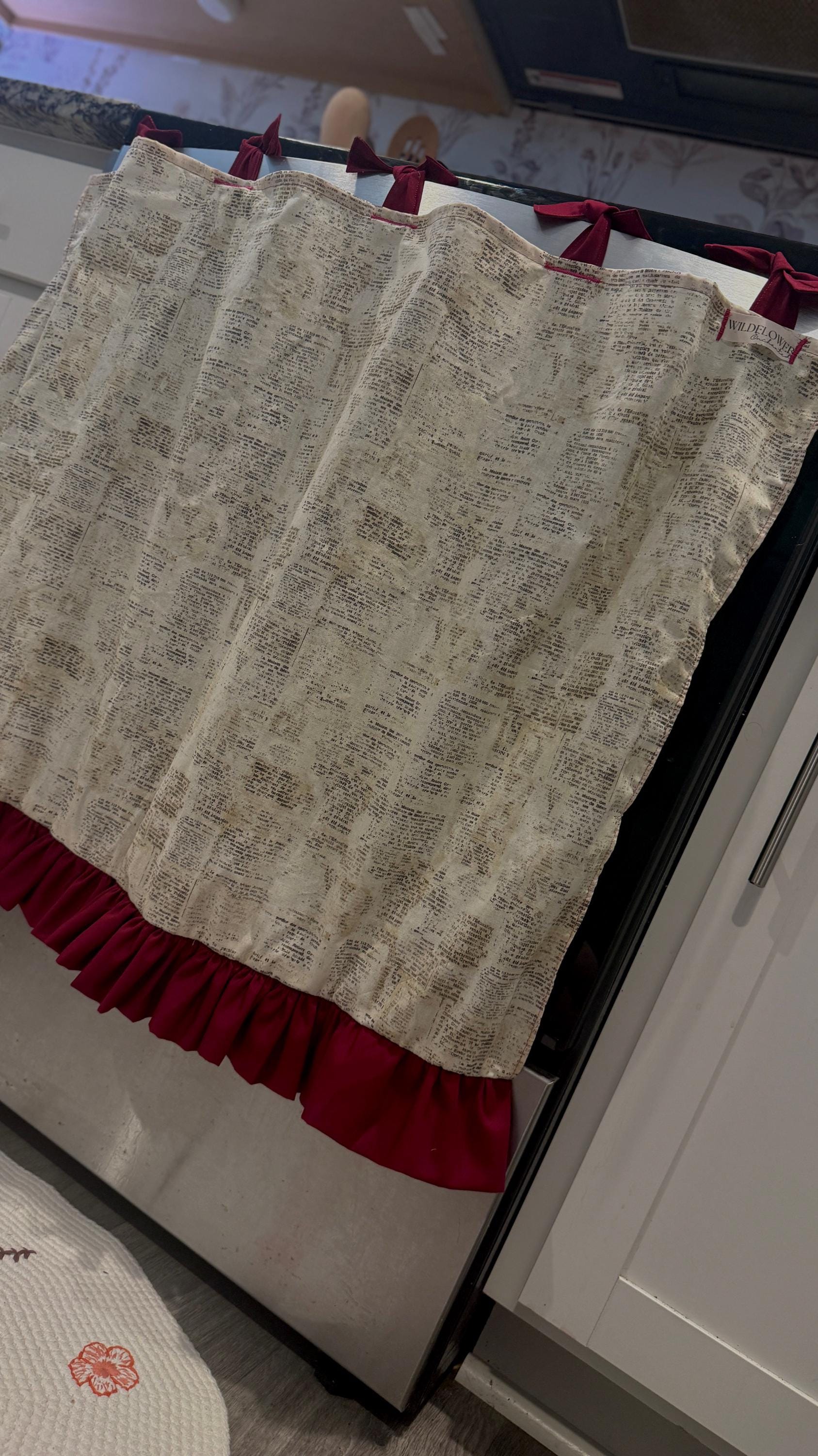 Oven Curtains | Standard Size | Kitchen Decor