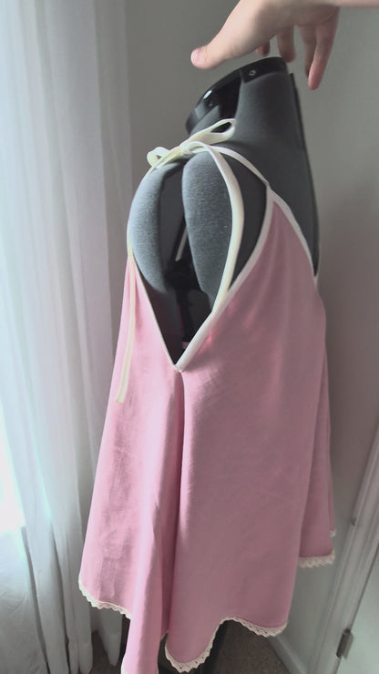 Flowy Tank | Tie Strap Blouse | Summer Blouse