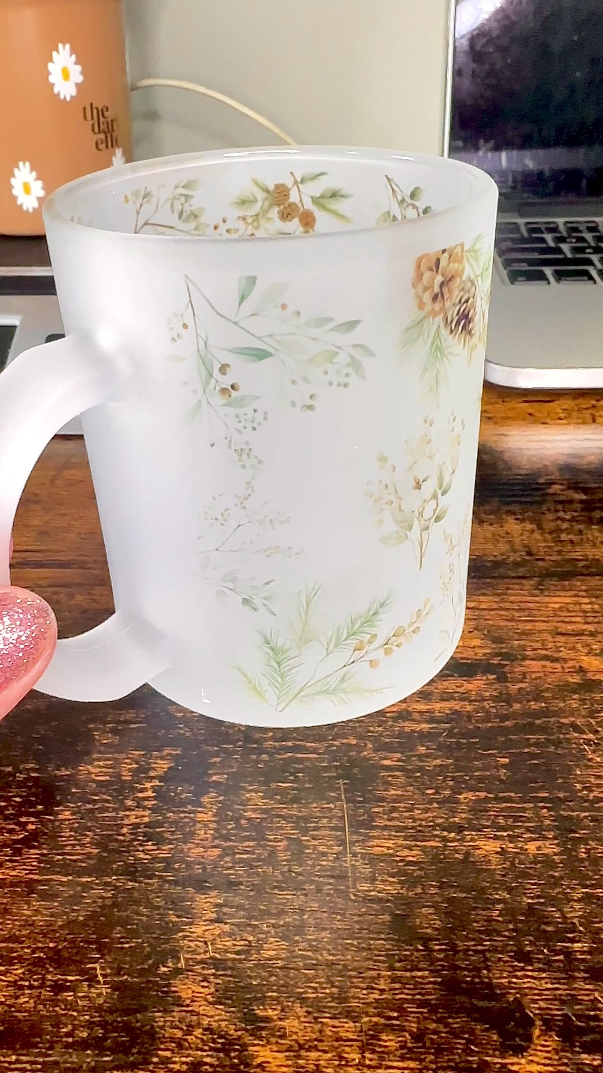 Frosted Glass Sublimation Mug - 11oz.