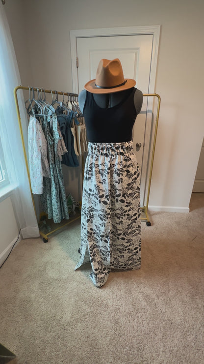 MAXI SKIRT | WOMANS SKIRT | MAXI SKIRT WITH SLIT