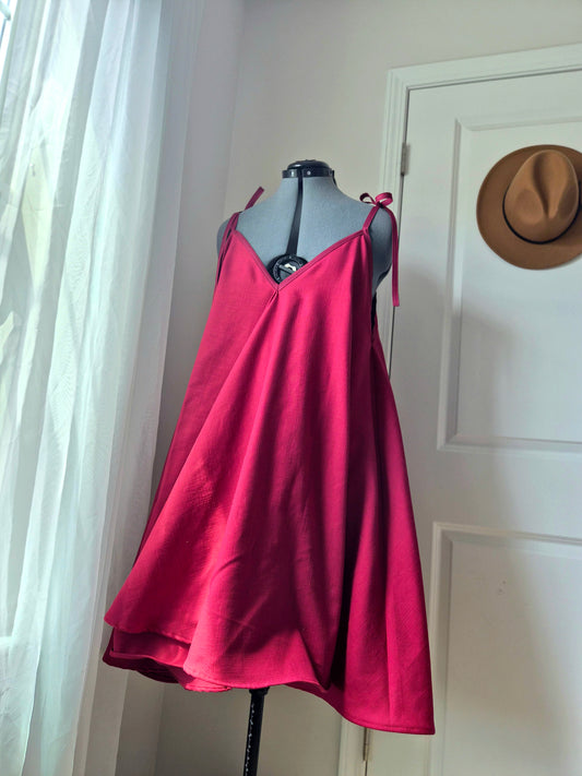 Flowy Tank Dress | Tie Strap Dress | Summer Tank Dress