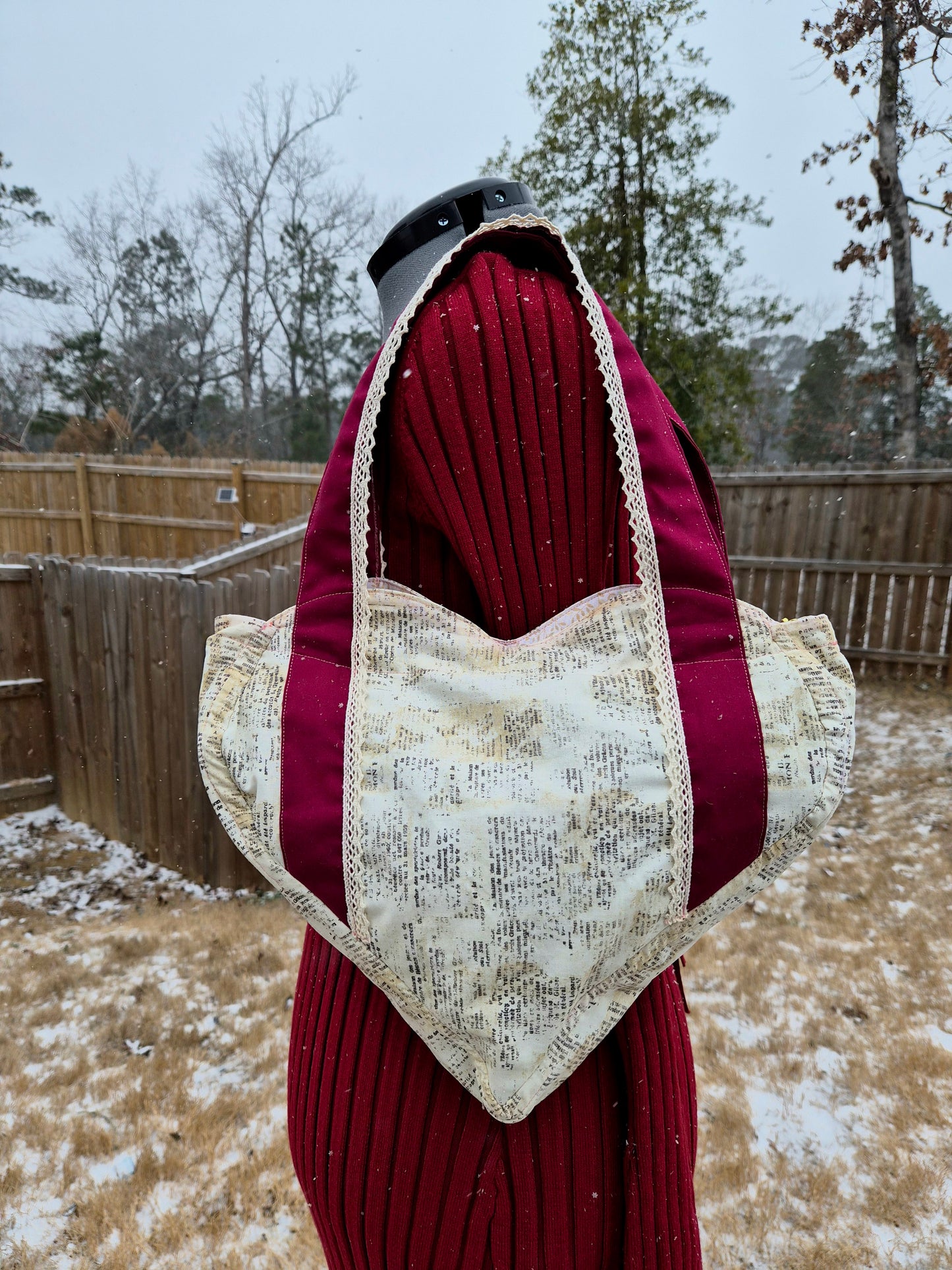 The Vintage Valentine Purse | 100% Cotton Purse | Handmade Purse