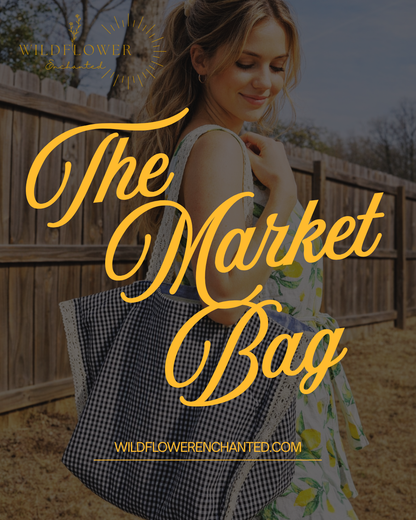 The Market Bag Pattern | Digital Pattern Only | Beginner Level Sewing Pattern