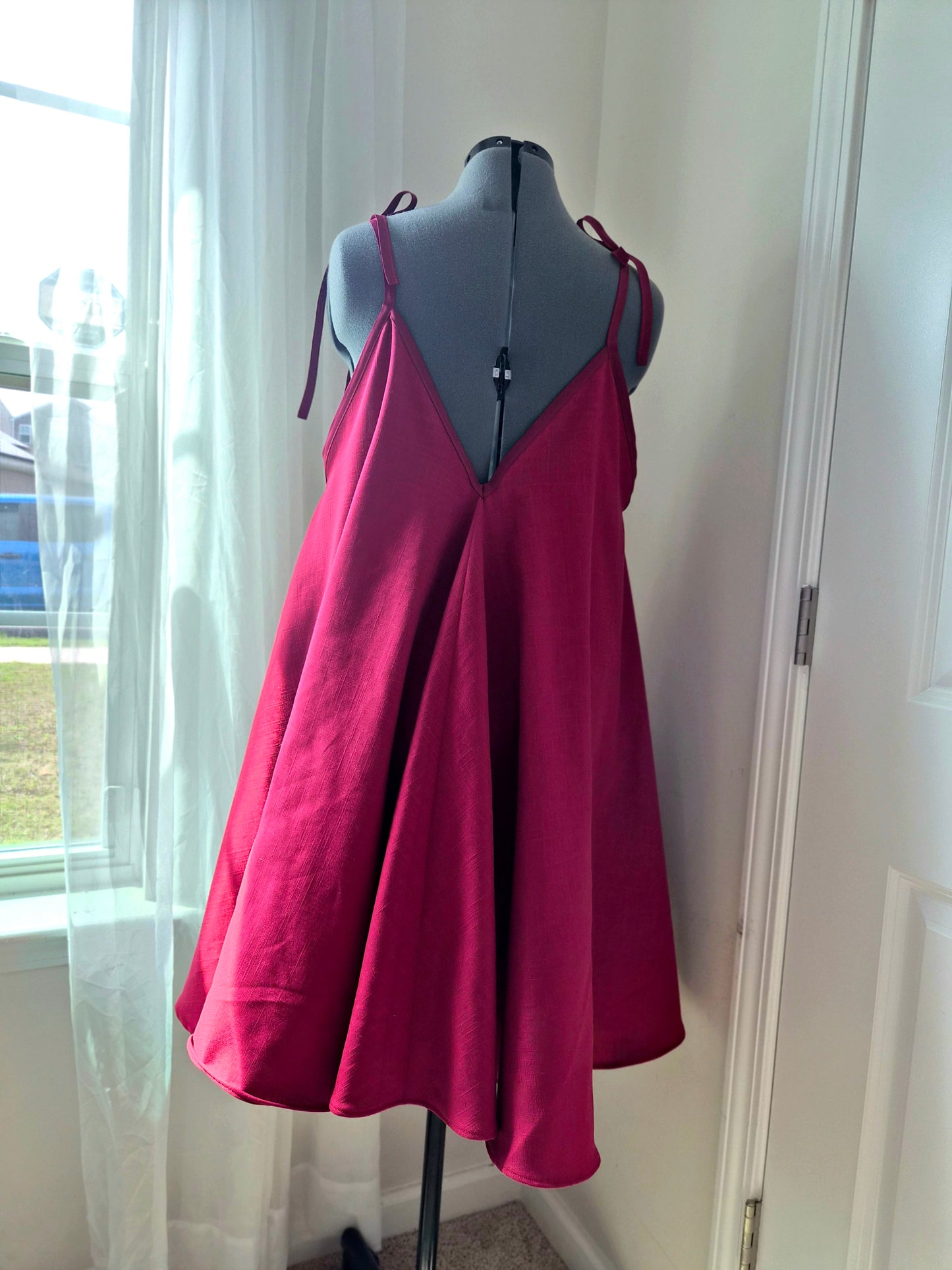 Flowy Tank Dress | Tie Strap Dress | Summer Tank Dress