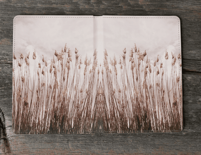 Hardbound Notebook| Fabric Book Mark | Sublimation | Compact - Wildflower Enchanted