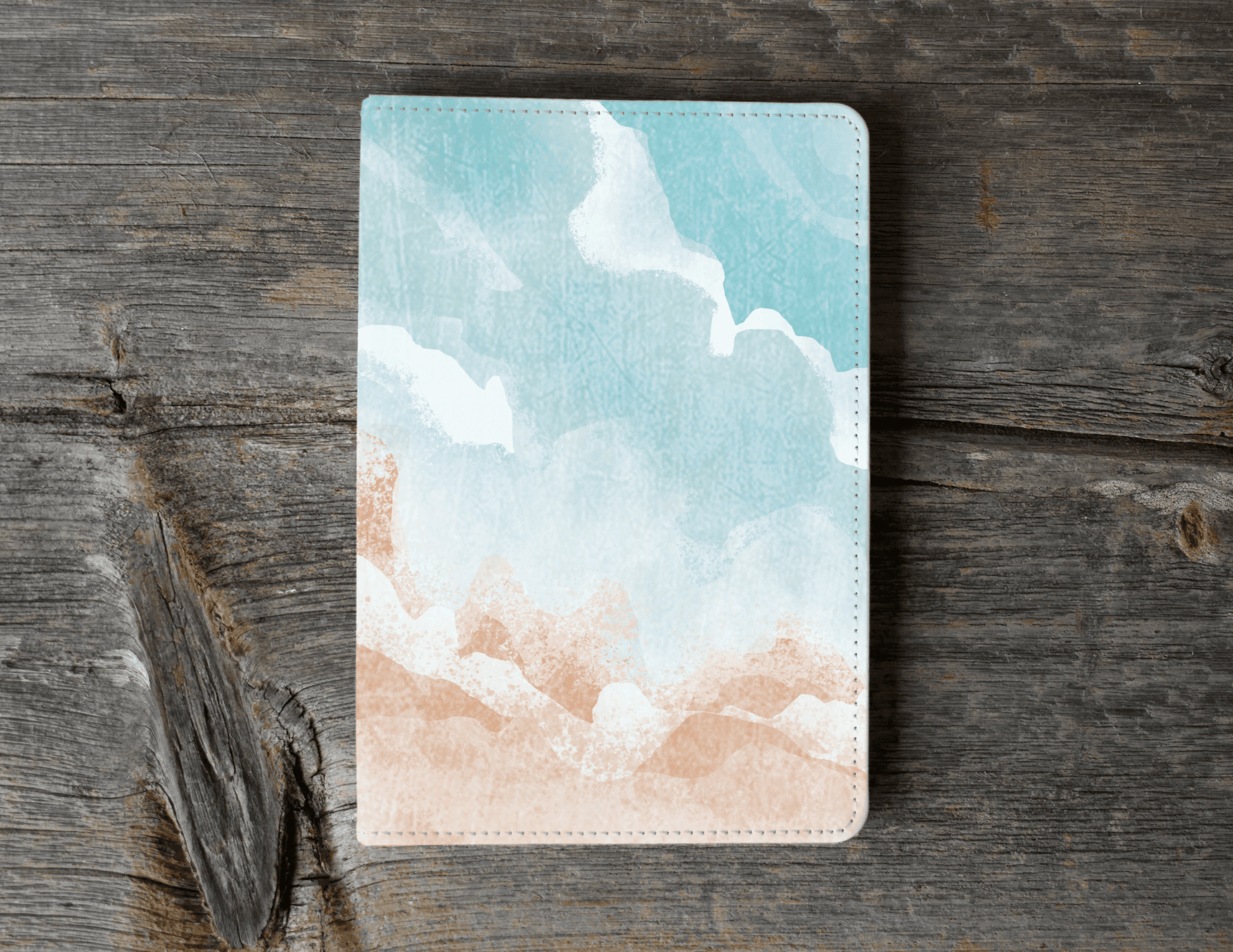 Hardbound Notebook| Fabric Book Mark | Sublimation | Compact - Wildflower Enchanted