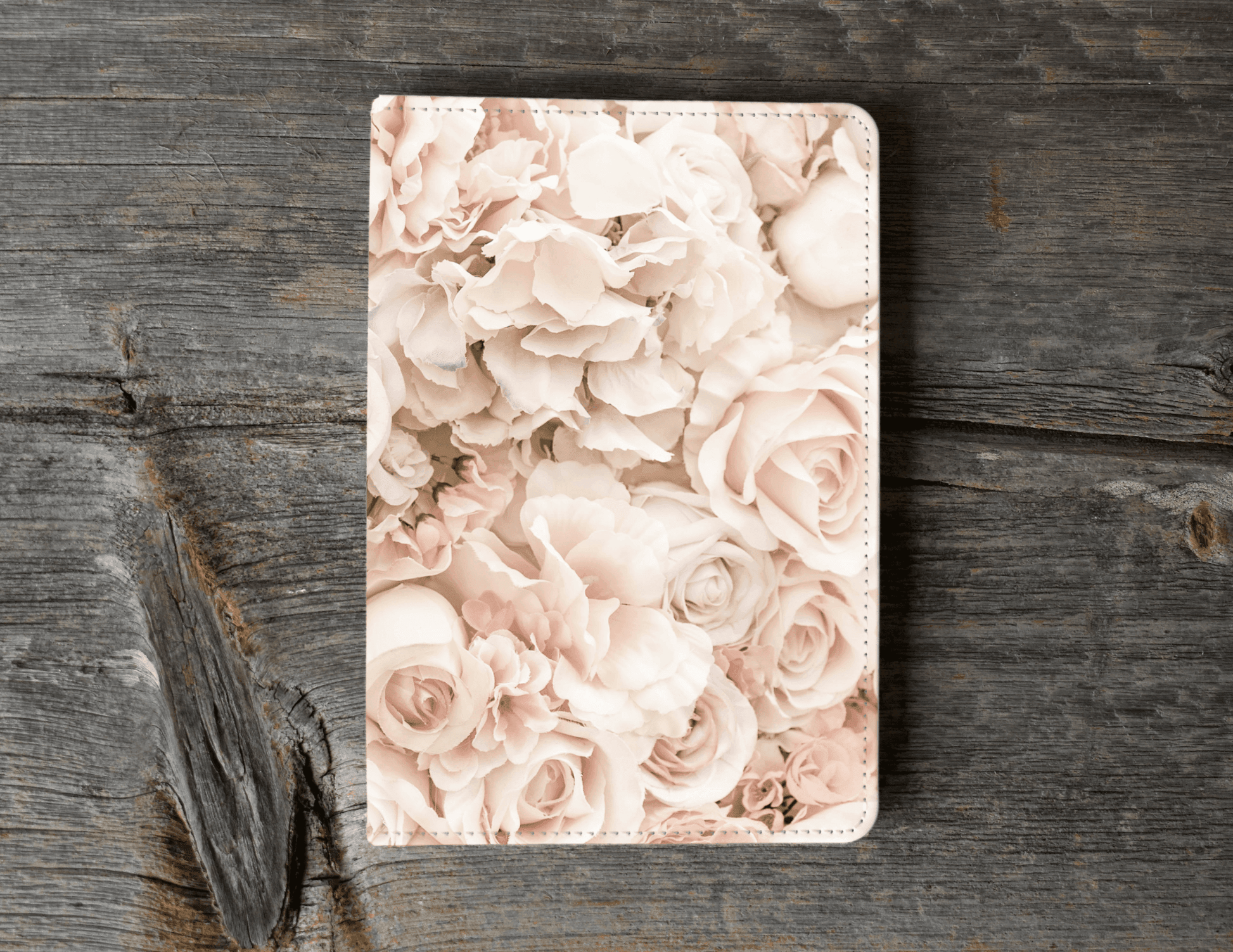 Hardbound Notebook| Fabric Book Mark | Sublimation | Compact - Wildflower Enchanted